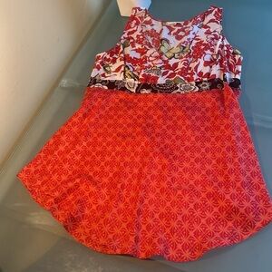 Like NEW Cabi SILK Butterfly Slip Dress Size L